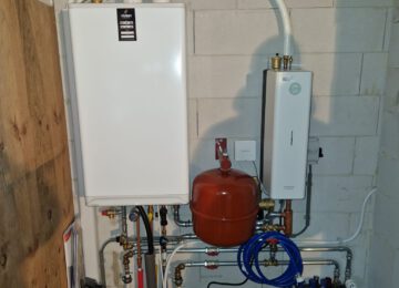 Installatie van een hybride warmtepomp